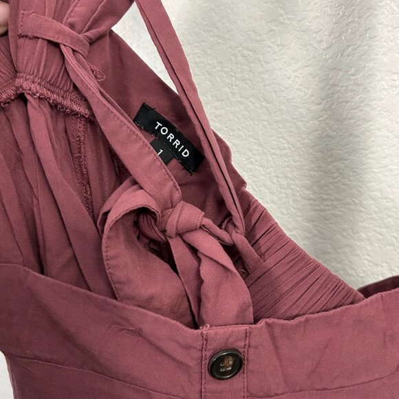 Torrid Mauve Mini Challis Skirtall - Picture 7 of 9